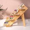 Wooden display rack, ear stud rack, perfume, jewelry, ear ring storage rack, desktop small commodity display rack