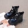 Children's Martin Boots 2025 Autumn New Girls' Boots Korean Version Single Li Short Boots British Style Fashion Princess Leather Boots