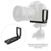 Black Aluminum Alloy Quick Release Plate Hand L Shape Bracket Accessory for Canon EOS 5D Mark II