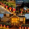LED Solar Panel Mushroom Fairy Light Garden Outdoor Waterproof Night Lamp Yard for Christmas Wedding Party Decoration 8/12/20LED