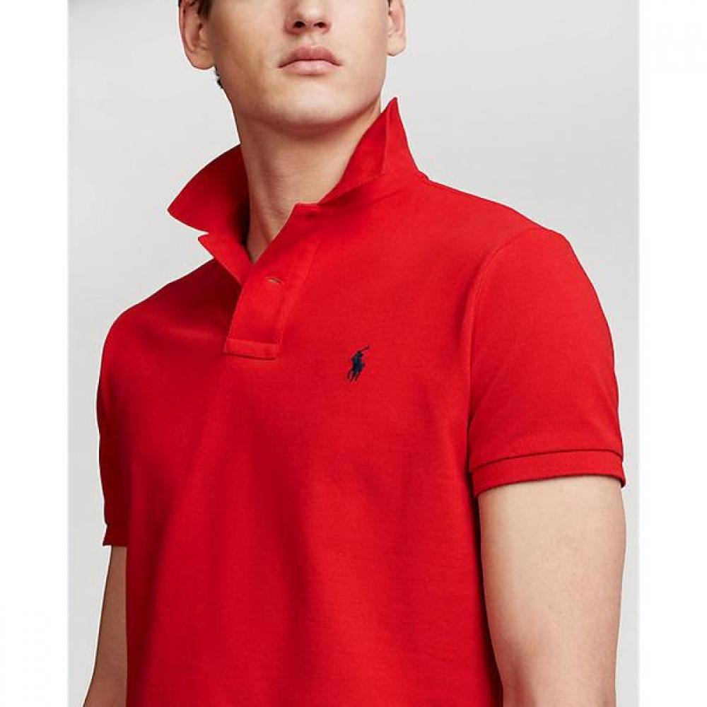 Polo Ralph Lauren Mens Custom Slim Fit Mesh Polo Shirts Mnpokni1n820092600