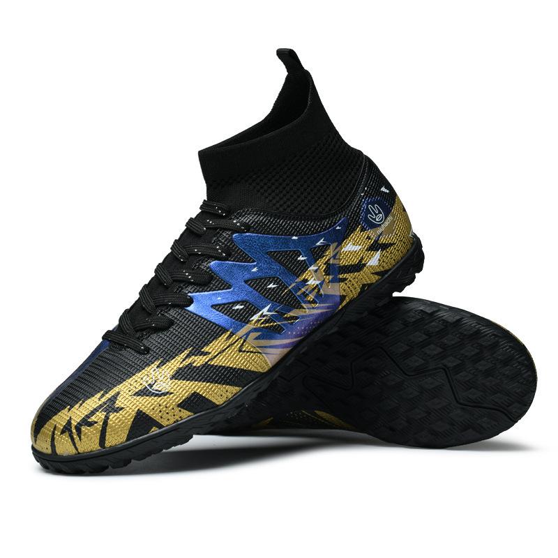 Competition nail high top football shoes men s and women s broken training shoes artificial grass European Cup men s and women s students new 46