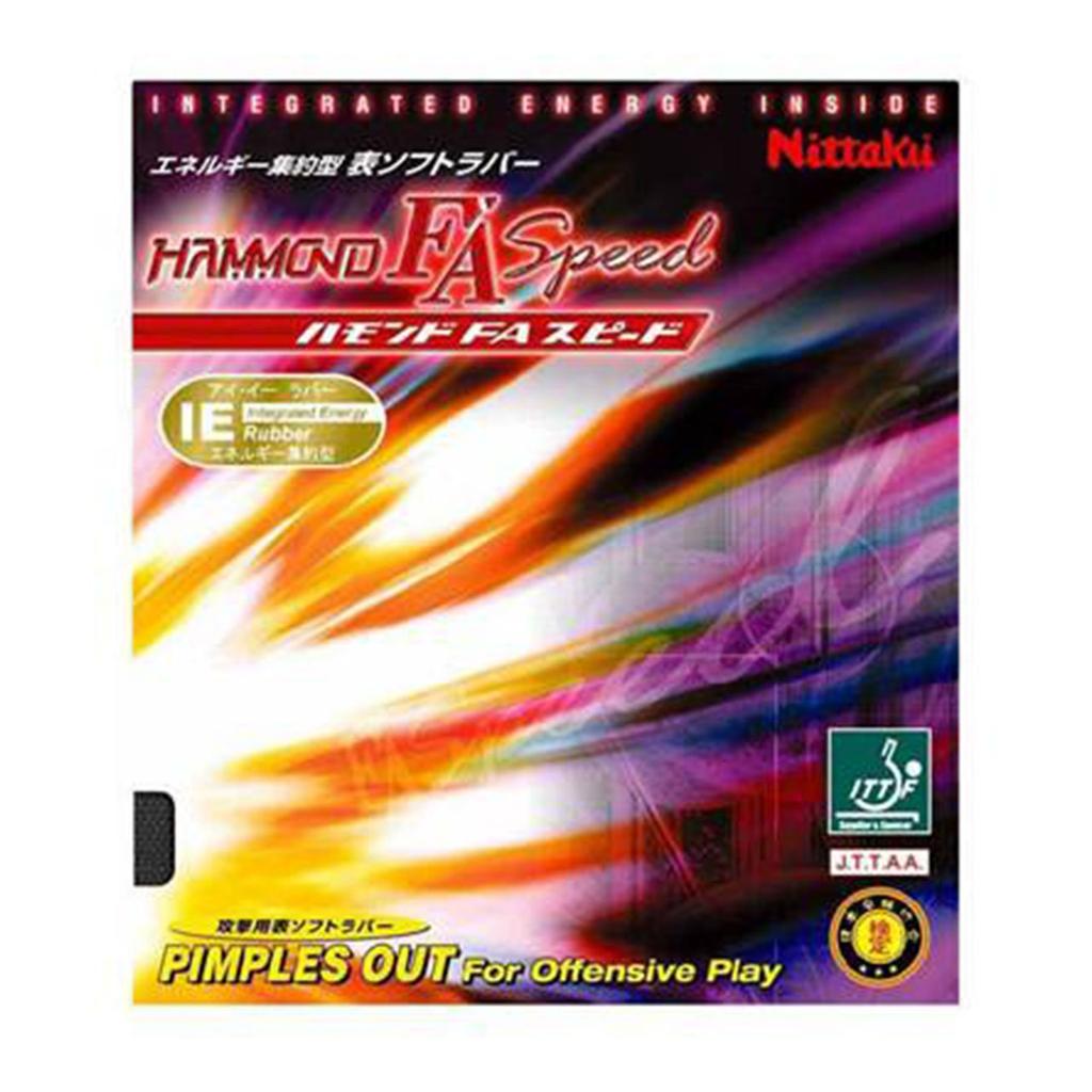 Nittaku Table Tennis Rubber Speed Table Soft High Elasticity Black Extra Thick Hammond_FA NR-8549 (Speed)