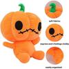Halloween Pumpkin Plush Toy, Orange Halloween Stuffed Pumpkin Fluffy Plush Toy Cute Pumpkin Cushion Soft Toys for Kids Gift
