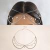 Long Tassels Bohemian Hair Chain Rhinestone Crystal Headband Ornament  Women Girls