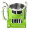Einzigartige Sattelzug-Tasse 12,3 oz Harz-Wasserbecher für Kaffeeliebhaber und Sammler Geburtstagsgeschenk Schreibtischornament