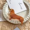 Cute Style Puppy Gripper Hair Clip Cartoon Dachshund Corgi Hair Accessory Fashionable Acrylic for Women Girls