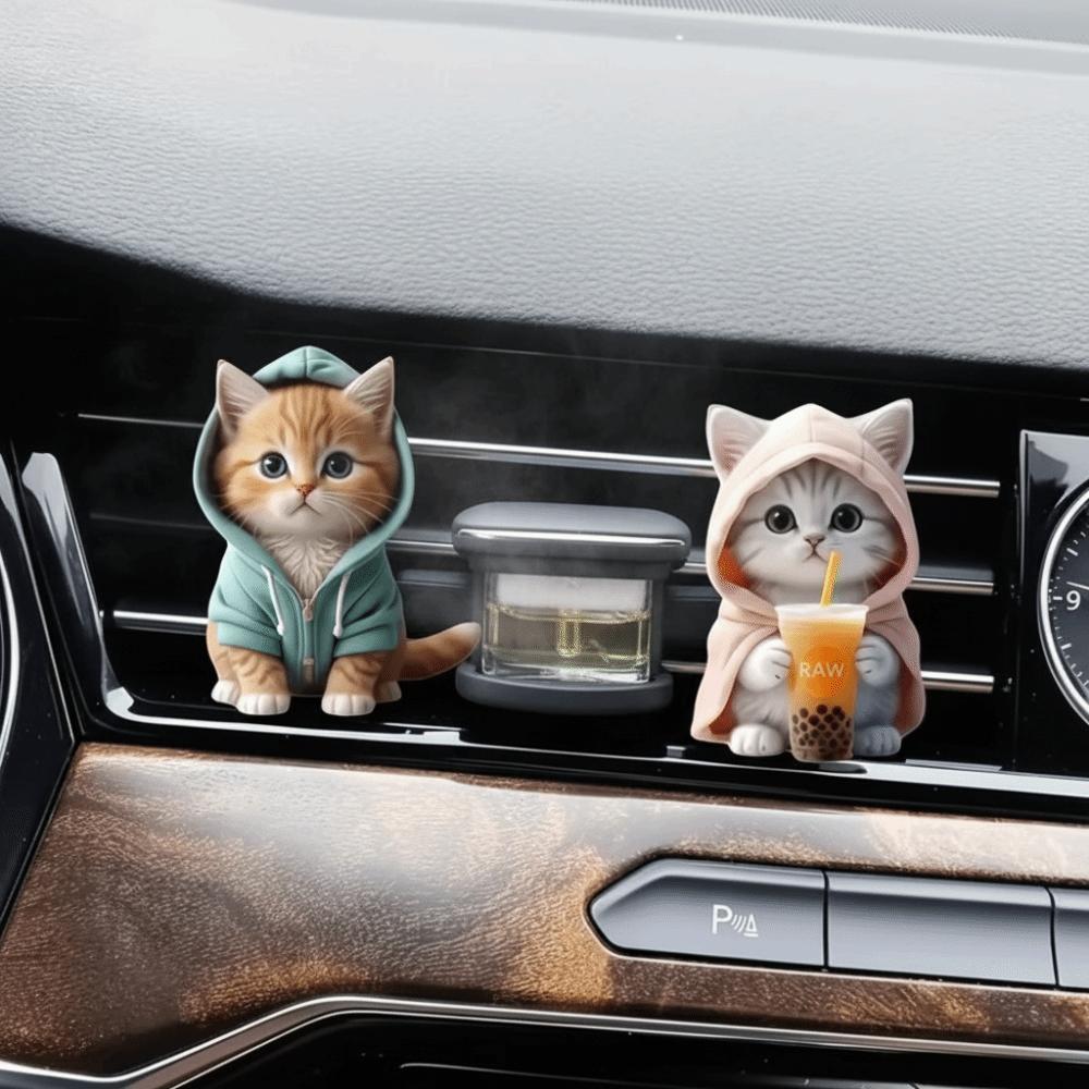 3pcs Animal Shape Freshener Diffuser Long-Lasting Fragrance Car Scent Car Decoration
