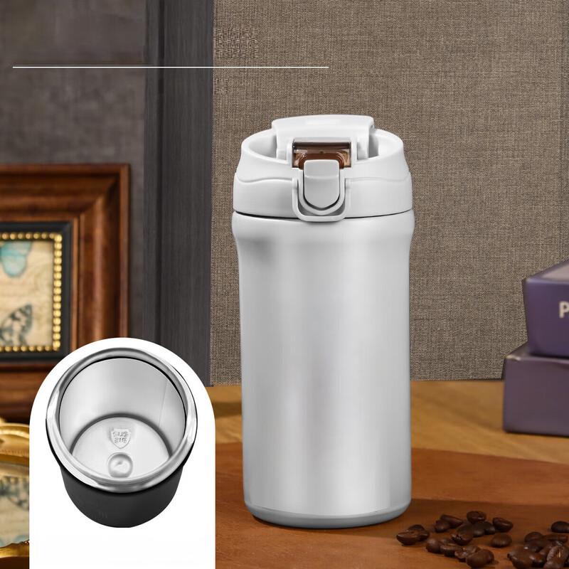 MRSIKEY Portable Dual-Drink Thermos Cup