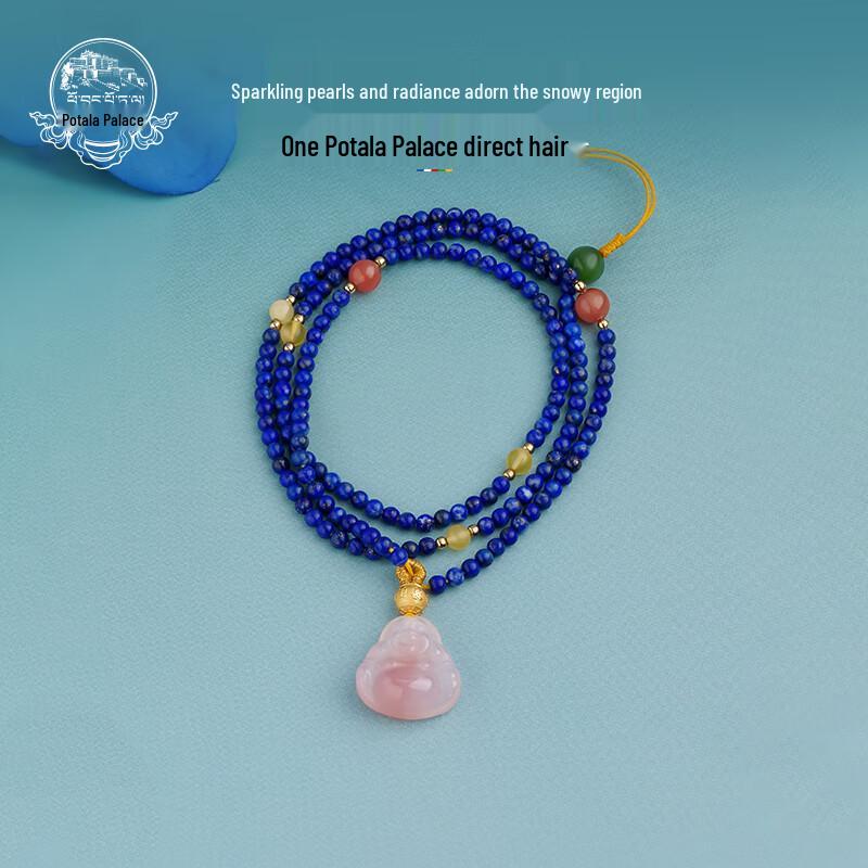 Lapis Lazuli Buddha Pendant Necklace