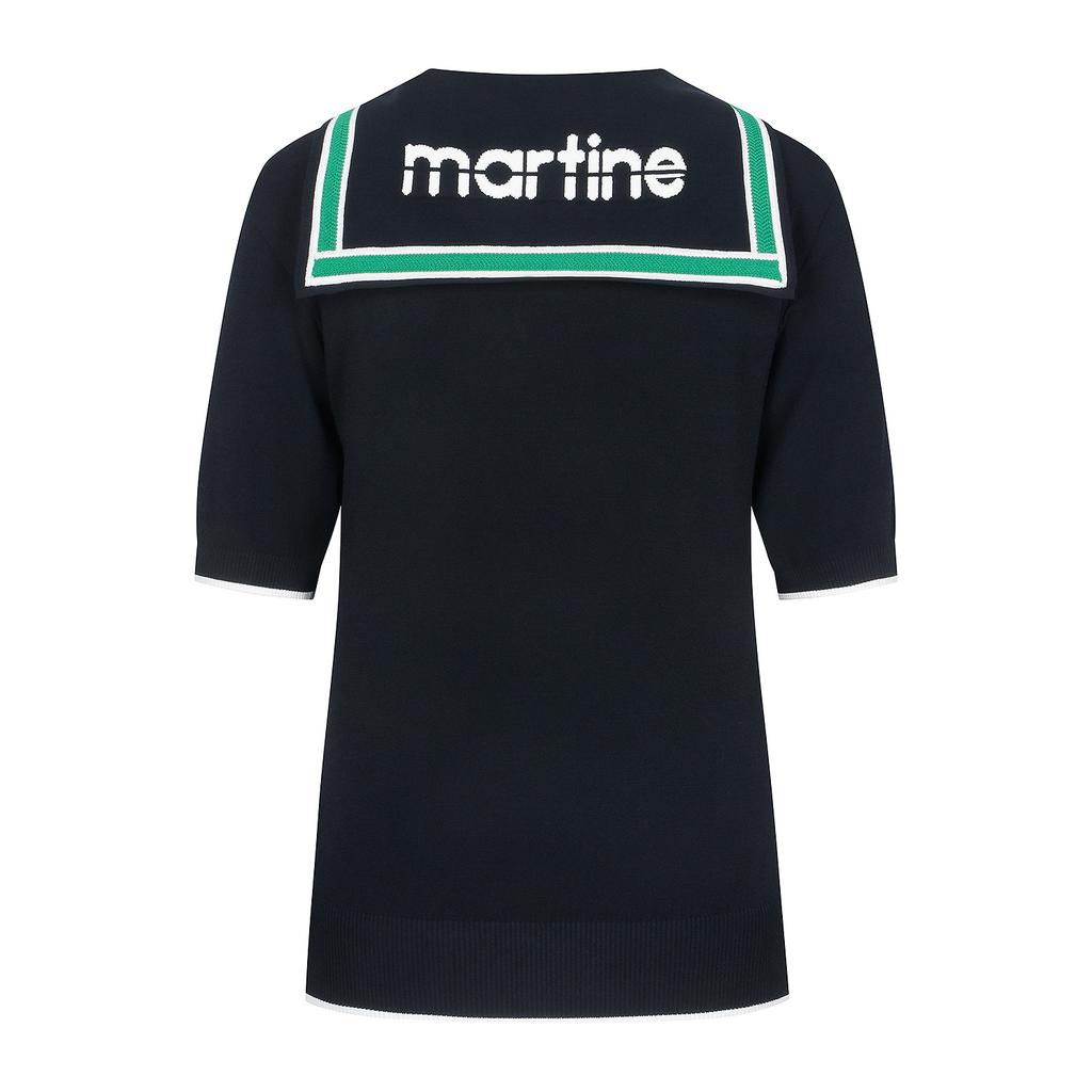 MARTINE GOLF Martine Sailor Collar Knit_Navy