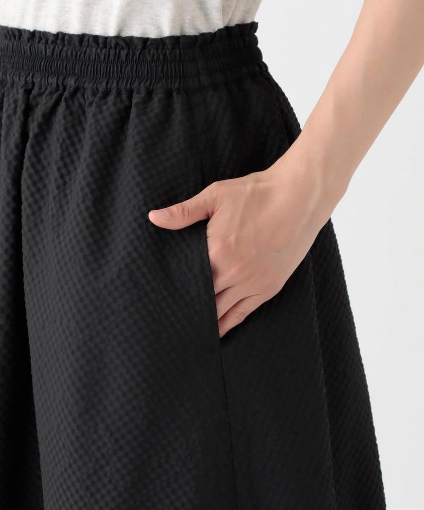 Afternoon Tea Living Skirt JN88 Shirred Panel Skirt, Size M, Black