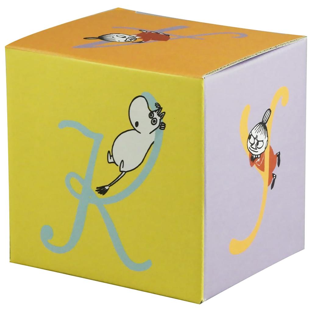 Moomin Initial Gift 8x9cm Little Moomin Gift for Made in Mug, Boxed, 320ml, Approx. Diameter, My, Design, Women, Birthday, Tableware, Japan, Green,
