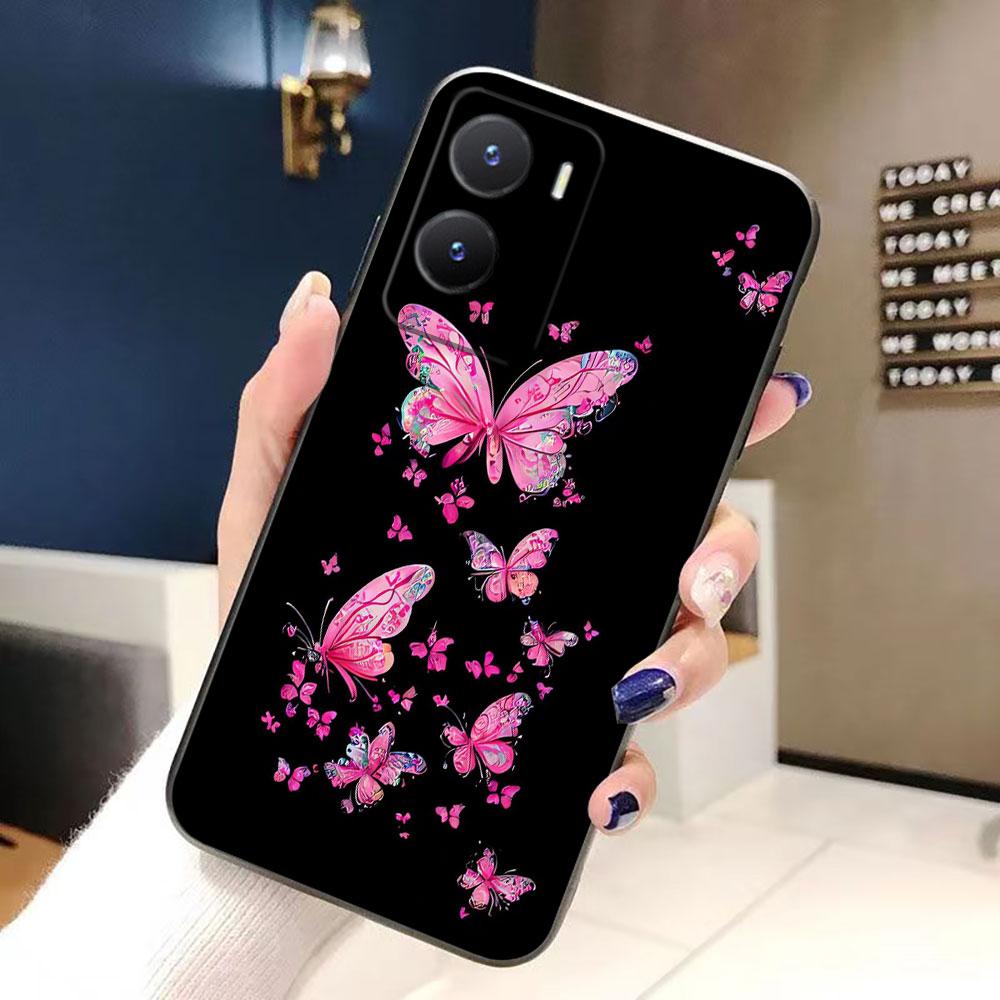 Beautiful Stylish Butterfly Phone Case For VIVO V60 V50 V40 LITE S1 V17 V20 SE V21 V23 V23E V25 V25E V27 V27E V29 V29E V30 Case