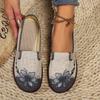 Fashion New Round Toe Comfortable Casual Embroidered Flat Shoes Hot Selling Summer Elegant Breathable Mesh Women's Shoes
