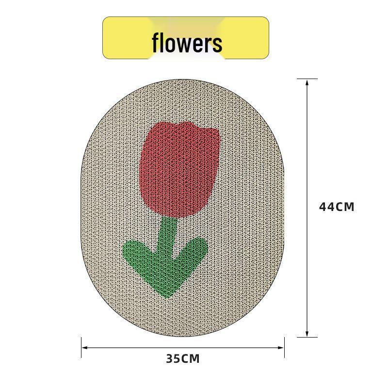 Wandmontierter selbstklebender Katzenkratzer: Vertikale Wellpappe zum Krallenschärfen, Kratzfest, Verschleißfest