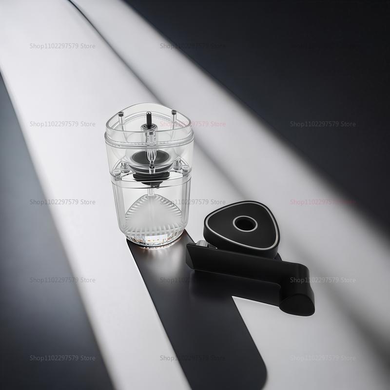 Uppladdningsbar USB Elektrisk Kaffebönkvarn Bärbar Kompakt Hemmakaffebryggare Enknappsmanövrering Perfekt för Resor och Fres