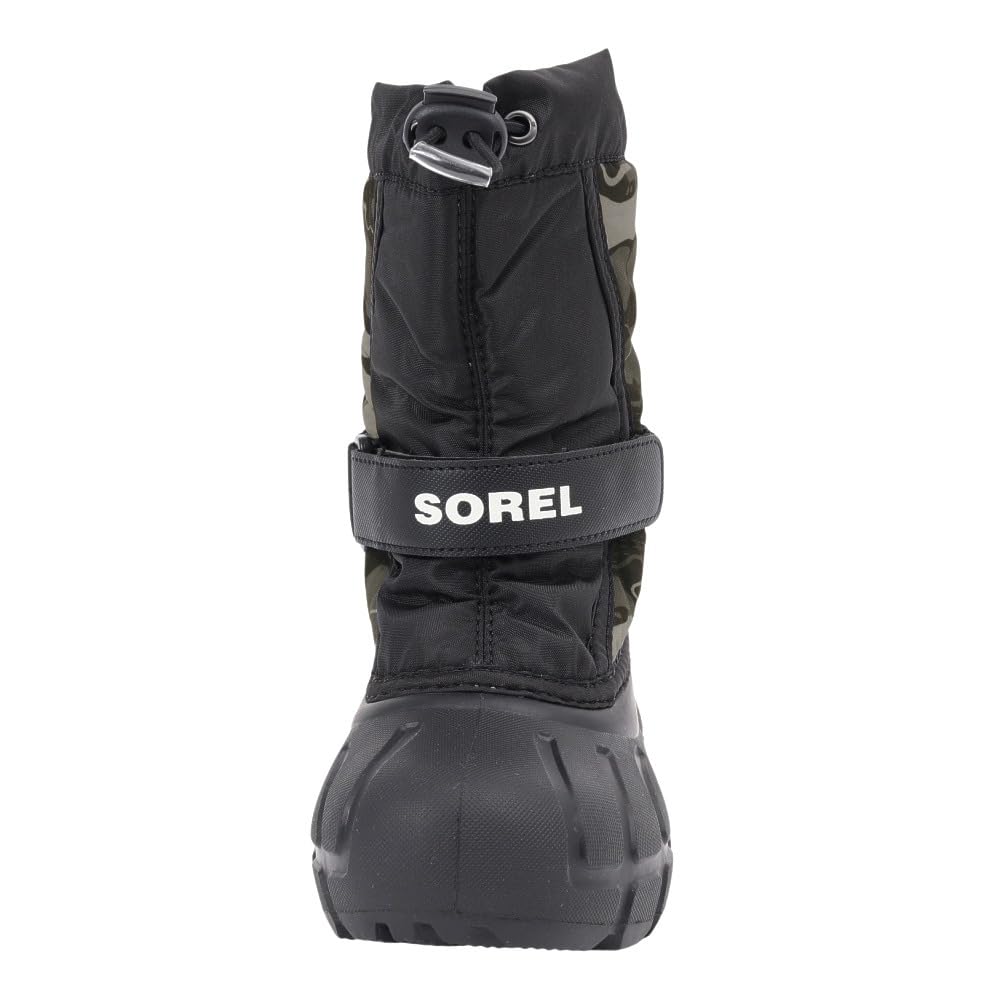Sorel Kids' Flurry Print Boots, Size 18.0cm, Black, Quarry