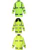 Reflective Raincoat Set for Traffic Duty and Flood Control - Men's Sanitation Labor Protection
