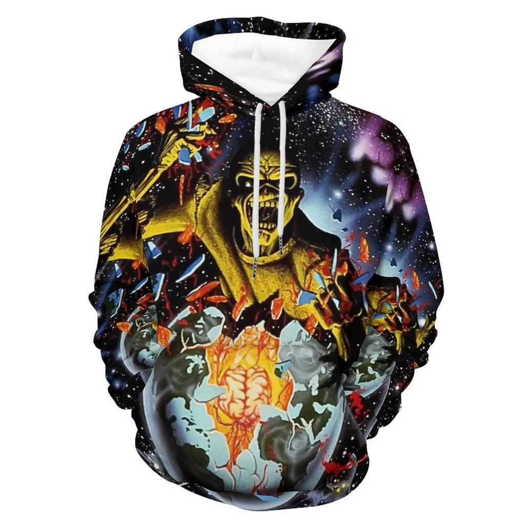 Móda Pánské/Dámské Podzim/Zima Neformální Volné Teplá mikina s kapucí Simulace animace Styl s potiskem Mikina ve stylu Micro-Fear