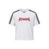 Adidas T Shirts Unisex White Crew Neck Moderate LX4708