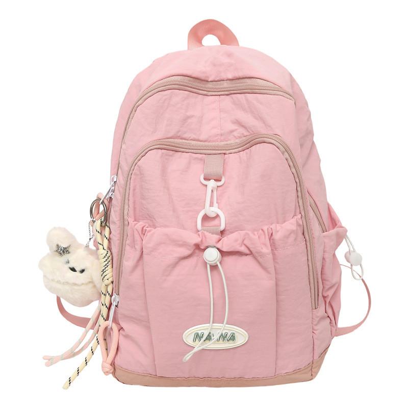 Canvas School Backpack For Middle School Students With Large Capacity And Comfortable Archshaped Straps For Boys And Girls