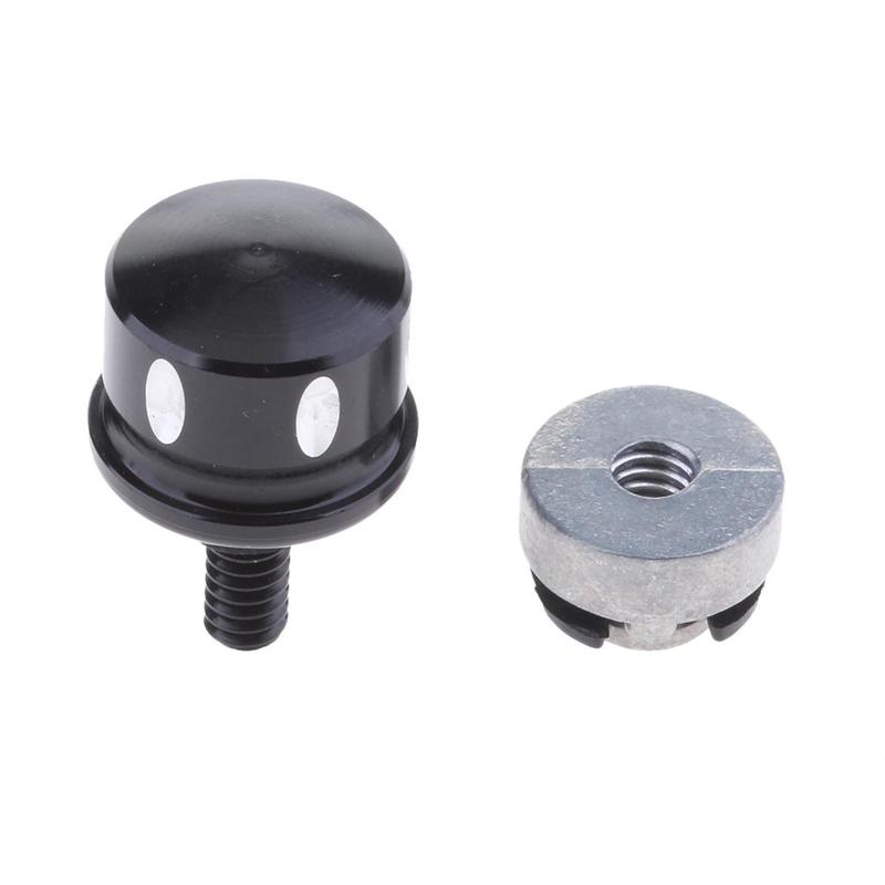 Motorcycle Black Seat Nut Bolt Mount Kit for Harley Touring