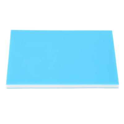 Rubber Carving Block for Printmaking Soft Crafts Linoleum Block 3 Layer Blue White Blue 20x15x1cm