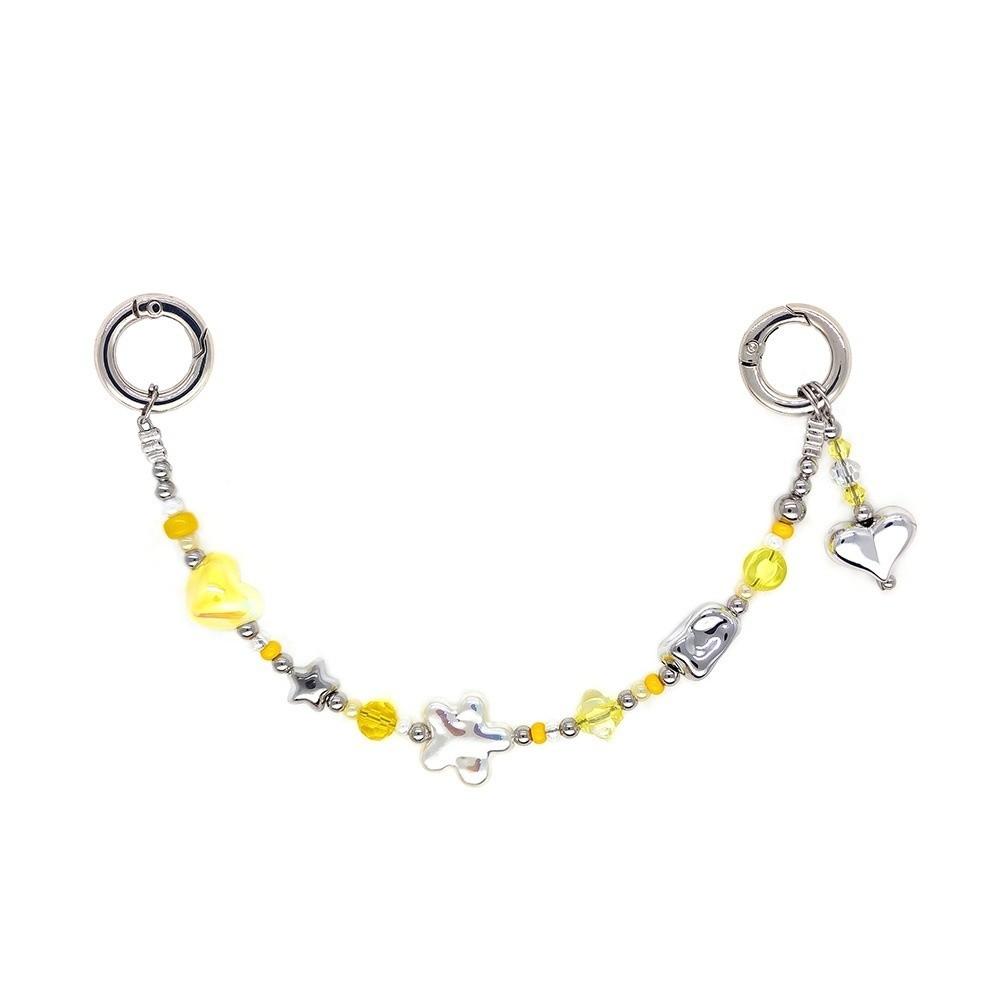 

Цинк Цинковый сплав Цепочка для телефона из бусин Y2K Универсальные подвески для сумки Аксессуары для сумки Модные аксессуары Друзья Style 12