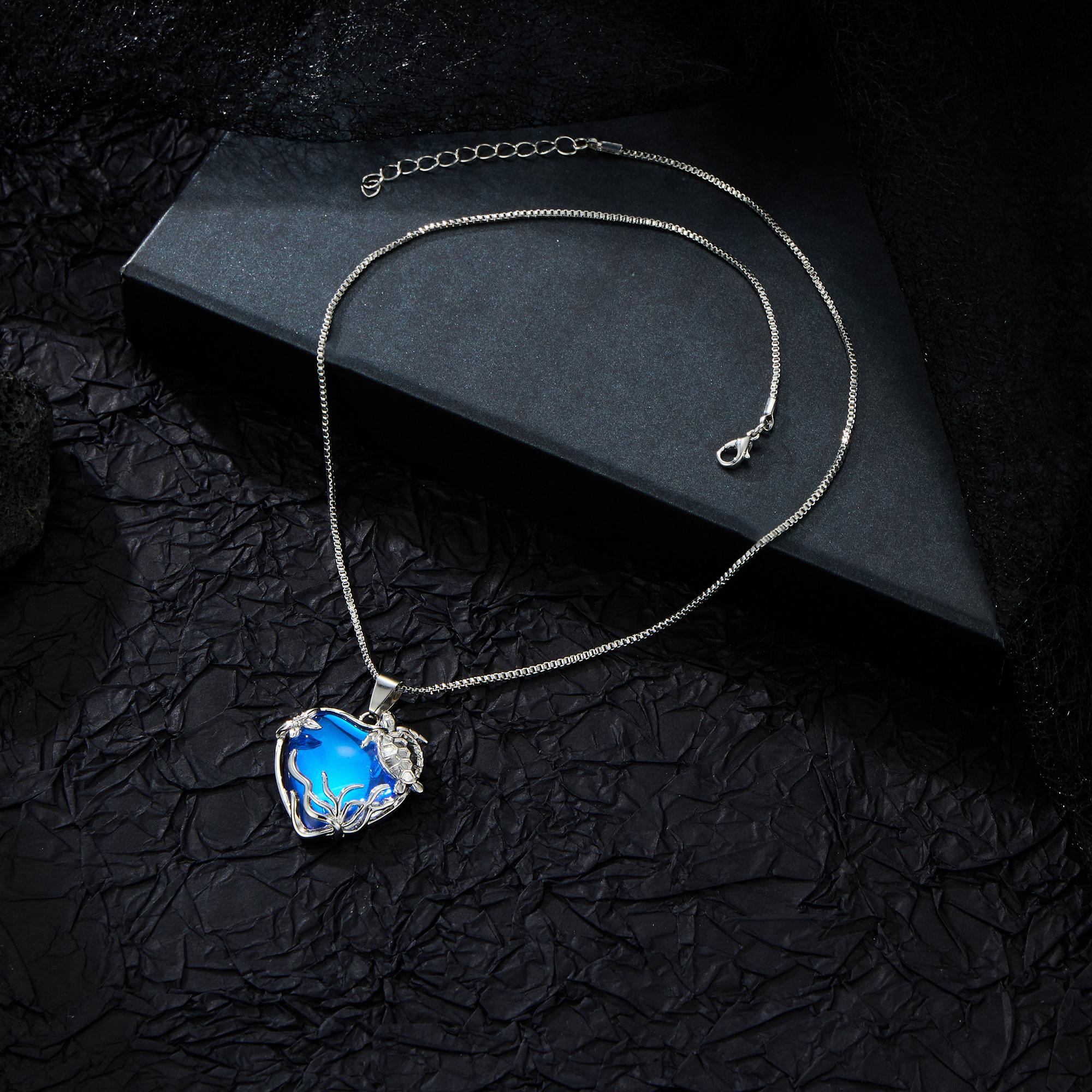 

Изысканная Мода Океанский Стиль Черепаха Морская Звезда Форма Сердца Подвеска Ожерелье Женское Помолвка День Рождения Вечеринка Циркон Подарок