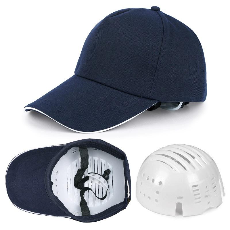 Lightweight Anti-Collision Breathable Duckbill Safety Helmet for Workshop and Worksite, Baseball Cap Style with Logo.