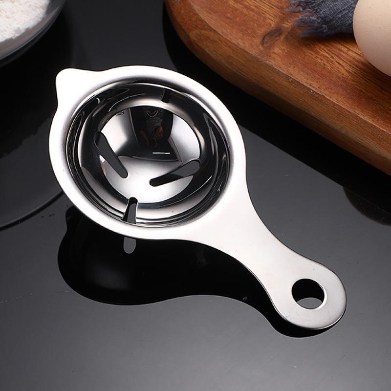Egg Separator Egg Yolk White Filter Eggs Divider Stainless Steel Sieve Kitchen Gadget Baker Tool