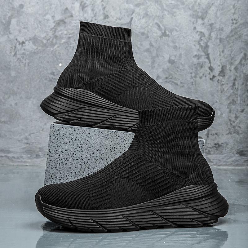 Jinjiang platform socks shoes four seasons breathable and comfortable large size lightweight casual sports shoes