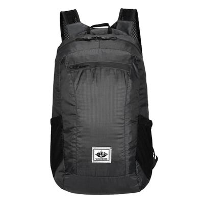 [ideamall] Foldable Lightweight Backpack for Running, Walking, Cycling, Packable, Waterproof (Black)