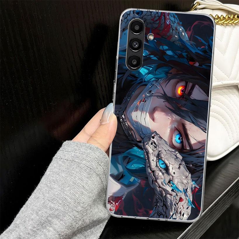 Iguro Obanai Demon Slayers Case for Samsung A17 A16 A56 A36 A26 A15 A55 A35 A25 A14 A54 A34 A24 Phone Cover A13 A53 A33 A23 A05S