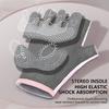 Half Finger Anti-Blister Cycling & Weightlifting Gloves Shock Absorbing Gym Workout Fitness Gloves for Men And Women