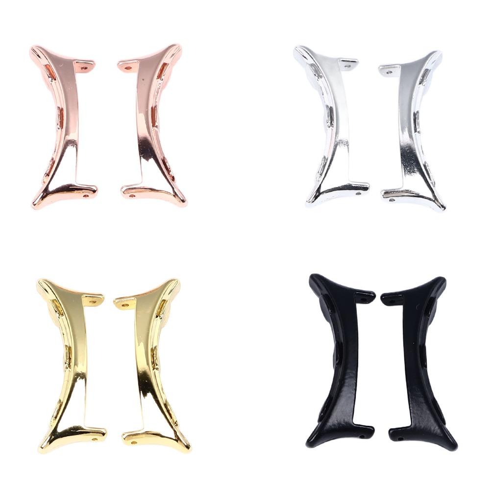 8 Stück Schwarze/Goldene/Roségoldene/Silberne Farbe Uhrenarmband-Verbinder Legierungsmaterial Uhrenarmband-Adapter für Google Pixel Watch 2 1