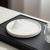 Smooth Surface Incense Stick Holder Round Incense Burning Tray  Home Decoration