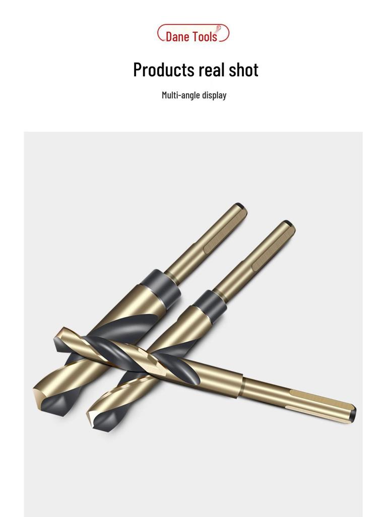 12mm High Hardness Twist Drill Bit Set for Iron, Stainless Steel, and Woodworking