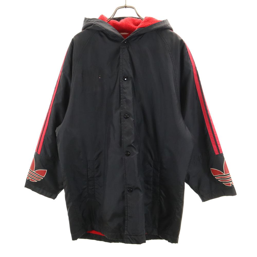 Adidas 80-tallet Descente Laget i Japan Vintage Rygg Kløverblad-logo Vattert jakke Barnas Brukt