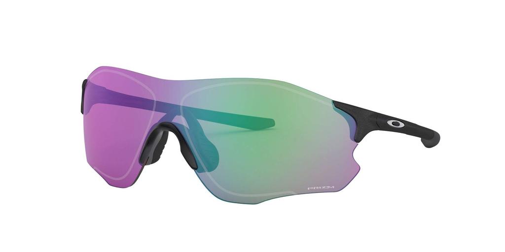 Sunglasses 0OO9313 EVZERO PATH Japan 38 931305 STEEL Running Sports Lightweight Plutonite [Oakley] (FREE Size) (A)