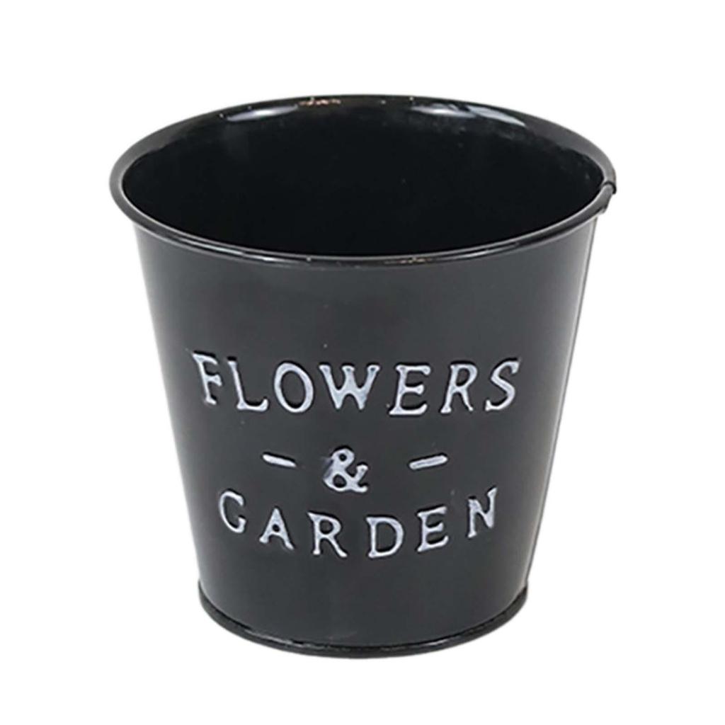 Garden Plant Flower Pot Planter Rustic Versatile Desktop Storage Barrel 5.1x4.7x3.5inch for Plant Lovers Sturdy Smooth Surface