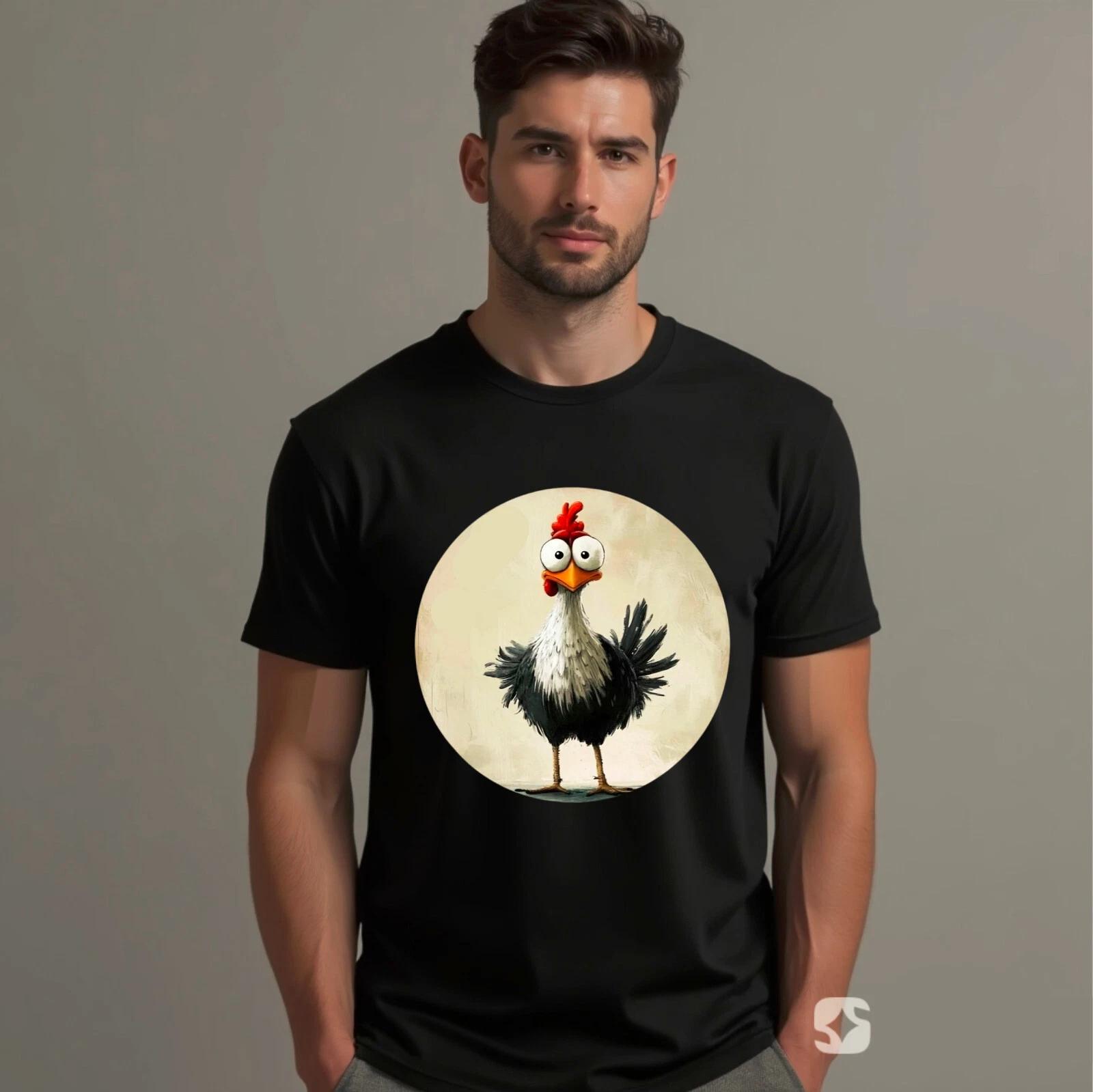 

Funny Chicken Men s Haglofs T-Shirt, Hanglofs Rooster Crock Gift Tee Top 3XL