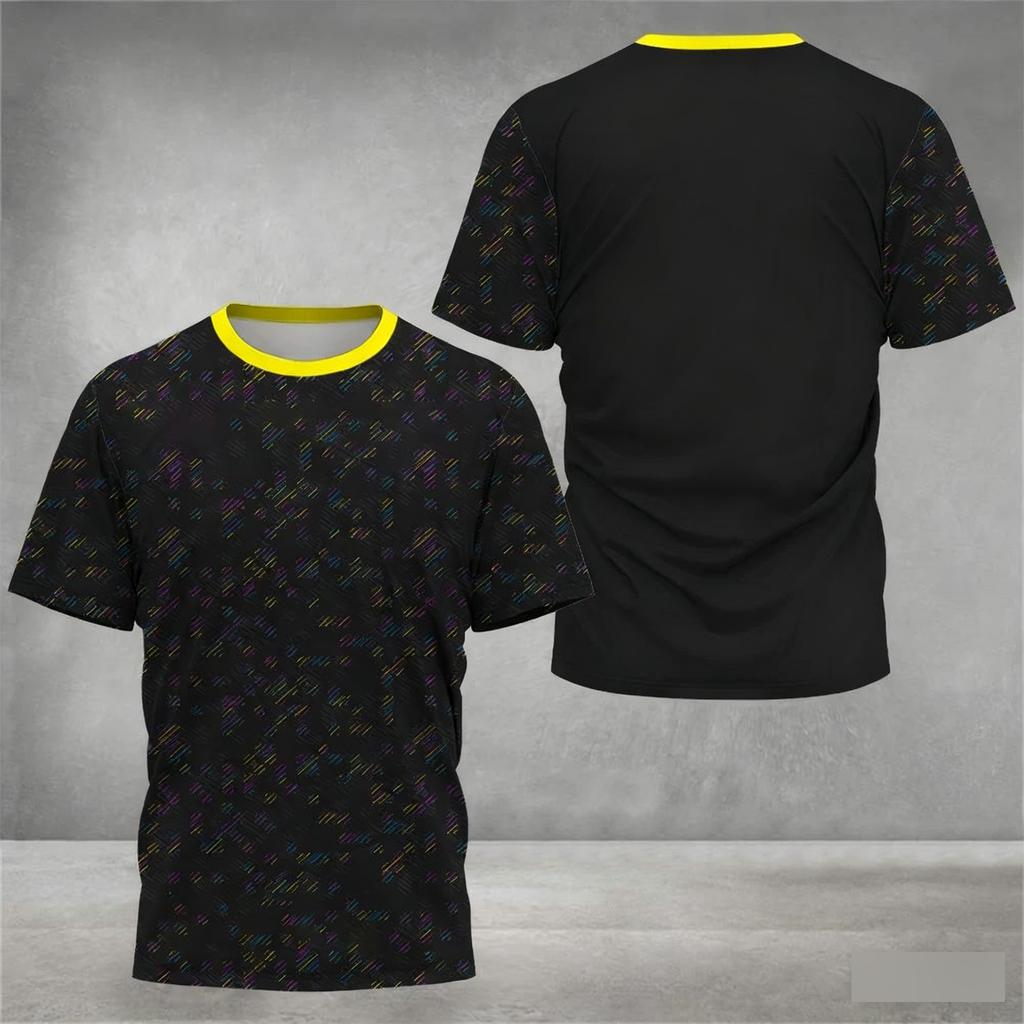 Summer, Outdoor Sports, Men's T-shirt, 3D Printing Design, Mountaineering, Trail Running,Casual Fashion,Quick Dry and Breathable
