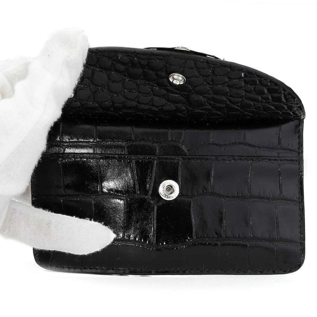 Vivienne Westwood Half Moon Card 51110053 L0039 N401 Holder, Black, [Used]