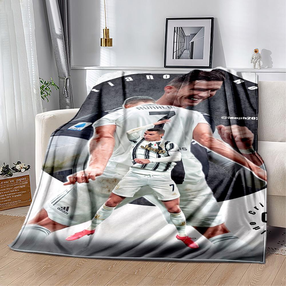 Ronaldo's Juventus Celebration Blanket Warmthful Decor Perfect for Picnics Chair Office Four Seasons Universal Stylish Decor