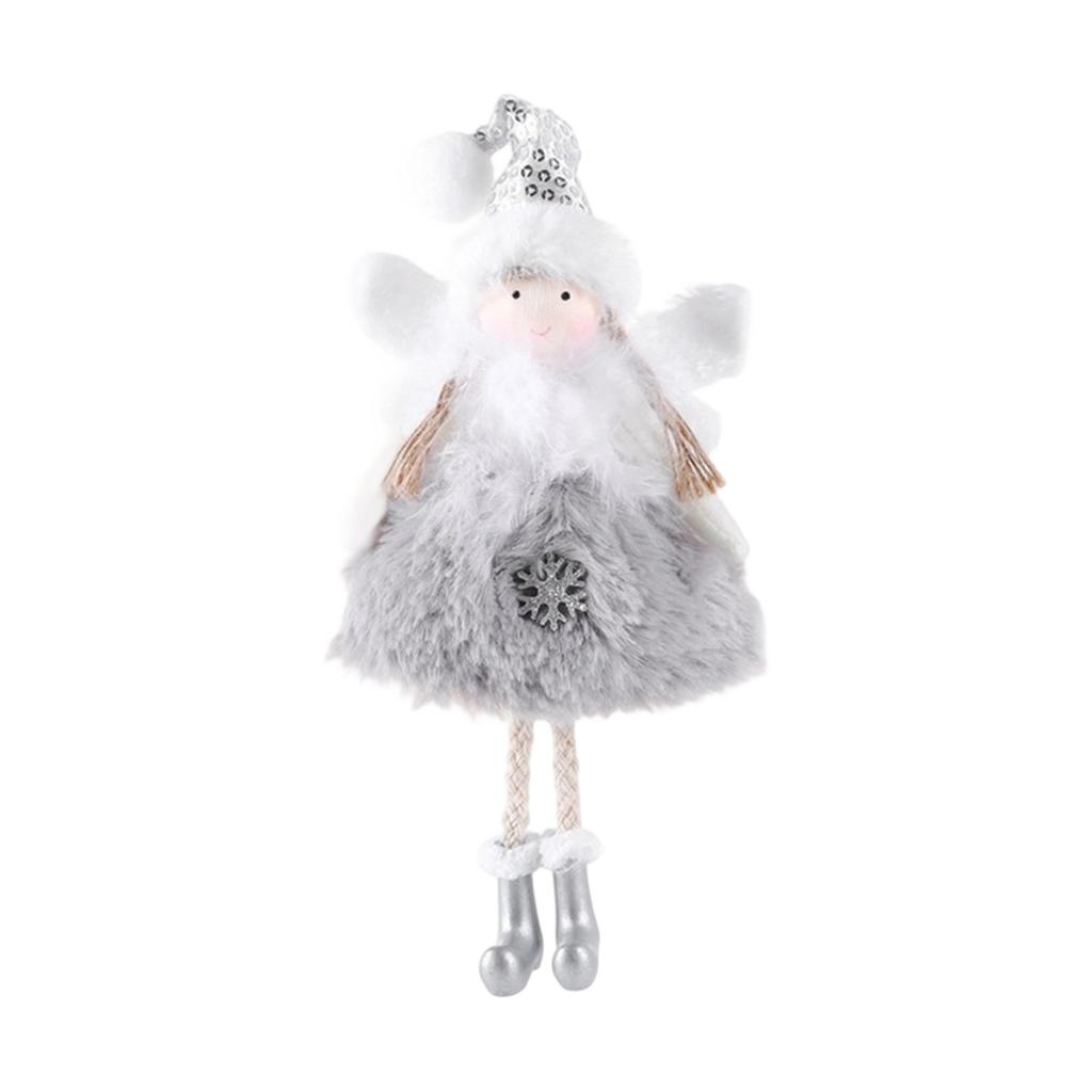 Cute Santa Claus Doll Ornaments Festive Christmas Tree Hanging Decorations for Home Office Party Celebration