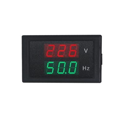 AC 80-300,0 V 45-65 Hz Dual Display Voltmeter Počítadlo frekvencie Voltmeter Hertz/HZ meter s červenou LED