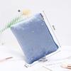 Fashion Portable Cosmetic Bag Hot Stamping Star Pattern Soft Velvet Women Toiletry Bag with Zipper Make Up Storage Bag