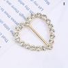 1Pcs Pearl Rhinestone Clothing Corner Knot Buckle Waist Buckle Silk Scarf Clothes T-Shirt Shirt Hem Buckle Luxury Decorative